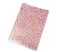 15 Sheets/lot 50 * 70 Cm Gift Wrapping Paper DIY Handmade Craft Star Love Dot Pattern Tissue Floral Packaging Material(Leopard-Rose gold)