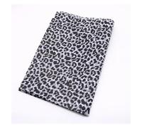 15 Sheets/lot 50 * 70 Cm Gift Wrapping Paper DIY Handmade Craft Star Love Dot Pattern Tissue Floral Packaging Material(Leopard-Black)