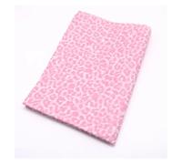15 Sheets/lot 50 * 70 Cm Gift Wrapping Paper DIY Handmade Craft Star Love Dot Pattern Tissue Floral Packaging Material(Leopard-Pink)