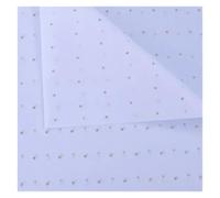 15 Sheets/lot 50 * 70 Cm Gift Wrapping Paper DIY Handmade Craft Star Love Dot Pattern Tissue Floral Packaging Material(Gold Star-White)