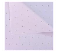 15 Sheets/lot 50 * 70 Cm Gift Wrapping Paper DIY Handmade Craft Star Love Dot Pattern Tissue Floral Packaging Material(Gold Star-Pink)