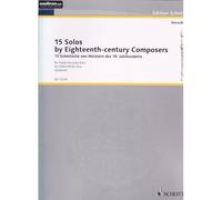 15 Solos: by Eighteenth-century Composers. treble recorder.