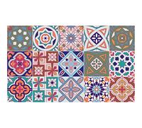 15 Stickers muraux Cuisine - Sticker Mural - Carreaux de Ciment adhésif Mural - Stickers Muraux azulejos - Sticker Carrelage adhesif Mural Salle de Bain 15 x 15 cm - 15 PCS Carreau de Ciment adhesif