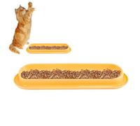 15° Tiltos de chat inclinés - Crimes d'animaux surélevés et assiettes d'eau surélevées | Design ergonomique pour une alimentation saine et la digestion | Gamelles anti-déversement pour chien/chat