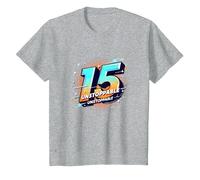 15 & Unstoppable: Cadeau d'anniversaire pour Adolescents T-Shirt, Enfant, Gris Chiné, 3 Ans