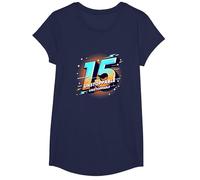 15 & Unstoppable: Cadeau d'anniversaire pour Adolescents T-Shirt, Fille, Bleu Marine, S