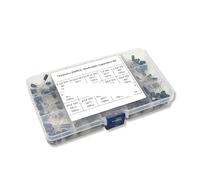 15 values 200pcs Electrolytic Capacitor Organization Storage 0.1-220uF Capacitors Assortment Box Kit MQXFCZUX