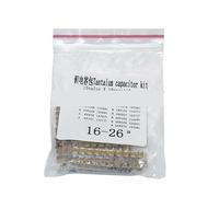 15 Values SMD Tantalum Capacitor Assortment Kit 1uf-220uf A/B Case Tantalum Capacitor Set 1UF 2.2UF 4.7UF 10UF 47UF Capacitors