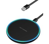 15 W Wireless Charger, Wireless Charger With 16/15/14/13/12 Pro Max Mini,Samsung Galaxy S25/S24/S23/S22/S21/Note 20,Huawei,Xiaomi-Induction Charger