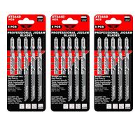 15 x JSTTX344D_3 T344D 132mm Jigsaw Blades Set Compatible with Bosch,Dewalt,Makita,and more