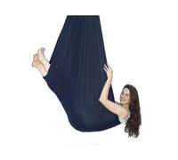 (150*280CM, Black) Aerial Yoga Therapy Swing Set & Hammock Kit For Flexibility & Pain Relief