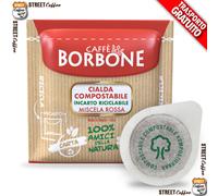 300 Dosettes Compostable Café borbone miscela rossa Red Ese 44mm Filtre Papier