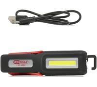 - 150.4313 - Baladeuse Led Cob 300 Lumen - Eclairage Latéral + Frontal - Puissante Et Pratique - Inclinable - Station Charge Micro-Usb Ou Secteur - Aimantée Et Crochet Pour Main Libre - Ip 20