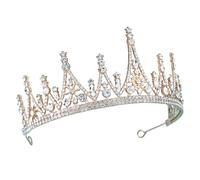 150 * 70 mm Gold/Black Crystal Crown Bridal for Wedding Diamond Tiara Princess Queen Crown Rhingestone Bridal Bandband