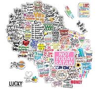 150 autocollants d'essai inspirants, autocollants imperméables pour cahiers, fournitures de décoration de bricolage, autocollants anglais positifs, adaptés aux adolescents et aux adultes