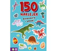 150 autocollants. Dinosaures et dragons - (Buch auf Polnisch)