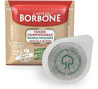 150 Cialdes Compostables Café Borbone Mélange Rouge ESE 44mm Filtre Papier
