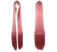 150 CM 60 `` longue perruque de cosplay droite 20 couleurs blonde bleu rose argent perruque cheveux synthétiques femmes Cosplay Party commun 150 cm perruques communes longues droites 24