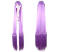 150 CM 60 `` longue perruque de cosplay droite 20 couleurs blonde bleu rose argent perruque cheveux synthétiques femmes Cosplay Party commun 150 cm perruques communes longues droites 21