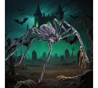 150 Cm Grande AraignéE DéCorative,Halloween Decoration AraignéE,Spider en Peluche,DéCoration d'horreur pour Halloween Jardin IntéRieur ExtéRieur Decoration