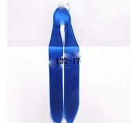 150 cm Longue Droite Résistant À La Chaleur Synthétique Perruque De Cheveux Femmes Universel Bande Dessinée Cosplay Perruque Anime Costume Parti Perruques + Perruque Cap 122-17