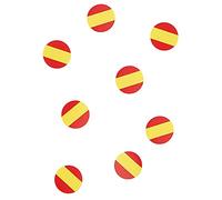 150 confettis de table drapeau Espagne - Coloré - Taille Unique