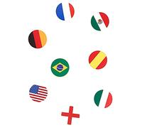 150 Confettis de table drapeau multi-nations - Multicolore - Taille Unique