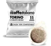 150 dosettes 44 ESE de café compostables - Mélange Torino intensité 11 - Il Caffè Italiano