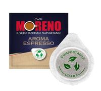 150 Dosettes'Moreno Compostable Ese 44 MM Mélange Aroma Espresso
