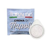 150 Dosettes Papier 44mm Compostable Caffè Toraldo Crème De Naples Aroma Velours