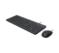 150 - Ensemble clavier et souris - USB - QWERTY - Anglais - noir - pour HP 21, 27; Laptop 14, 15, 15s; Pavilion Laptop 15