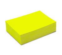 150 étiquettes pour écrire jaune néon I 10 x 7 cm grandes I étiquettes néon en papier pour écrire I universelles I dv839