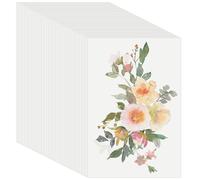 150 Feuilles Papier Aquarelle A6 Kit,300 g/m² Papier Aquarelle Coton Papier Vierge Blanc Fait Main,10,2x15,2cm Watercolor Paper Feuille Aquarelle Dessin, pour Adultes, Enfants Étudiants, Rtistes