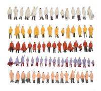 150 figurines peintes modèle HO échelle 1:87 passagers pour tracés de train et scènes miniatures