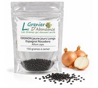 150 graines à semer - Le Grenier d'Abondance - OIGNON Jaune Jours Longs Espagnol Rocodoro - Allium cepa