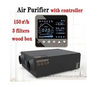 150 ㎡/h purificateur d'air contrôleur de chauffage filtre à Air ventilateur système d'air frais température humidité capteur bobine échangeur de chaleur(150m2h 3 filter-01)
