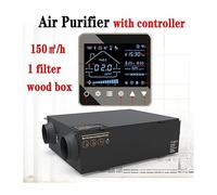 150 ㎡/h purificateur d'air contrôleur de chauffage filtre à Air ventilateur système d'air frais température humidité capteur bobine échangeur de chaleur(150m2h 1 filter)