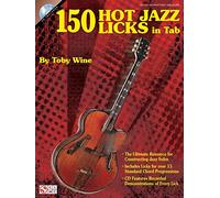 150 hot jazz licks in tab guitare +cd