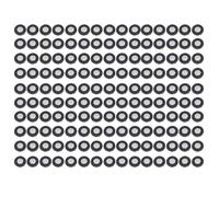 150 Marqueurs de Numérisation 3D, Points de Suivi 3D 3 Mm ID 6 Mm OD pour Scanner 3D, Autocollants de Cible de Positionnement 3D Hautement Réfléchissants pour un Suivi Optique