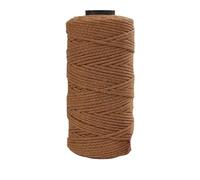 150 mètres de fil creux rond de 2 mm - Fil de coton DIY for tricoter et crocheter à la main(28 caramels)