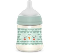 150 Ml Bottle With Symmetrical Teat Sx Pro Slow Flow Silicone (S) With Anti-Colic Valve For Babies + 0 Months. Bonhomia,Green