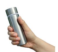 150 ml Mini mignon thermos à vide petites flasques pour café à petite capacité portable en acier inoxydable bouteille d'eau de voyage tasse isolée (argent)