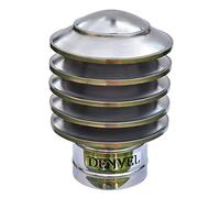 150 mm Cheminée Capot Anti-Bas Draught Acier Inoxydable, Chapeau de cheminée, Conduit Tuyau Casquette, Capot à lamelles en acier inoxydable, Ventilation, Haut, Housse 150mm