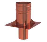 Ø 150 mm Jeremias DW FU Plaque de base pour l'élévation de la cheminée jusqu'à 2 m cuivre