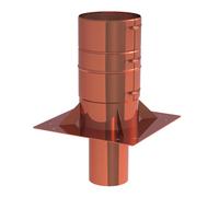 Ø 150 mm Jeremias DW FU Plaque de base pour l'élévation de la cheminée jusqu'à 3 m cuivre