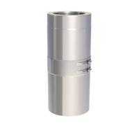 Ø 150 mm Jeremias DW Vision élément coulissant pour tuyau de raccordement 320-460 mm Brossé