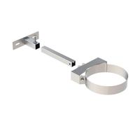 Ø 150 mm Jeremias DW Vision support mural réglable de 140 à 300 mm avec articulation Brossé