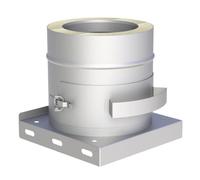 Ø 150 mm Plaque de base Jeremias DW FU avec pot à suie amovible Matt