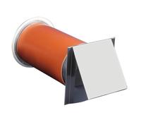 Ø 150 mm Raccord à l'air extérieur non-chauffé avec soupape à disque