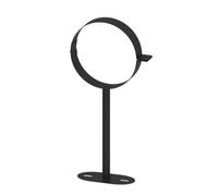 Ø 150 mm Tuyau de poêle double paroi Jeremias ISO-Line Adaptateur mural mural jusqu'à 250 mm Noir